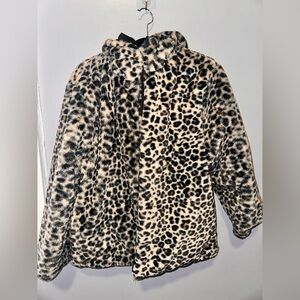 Leopard fur coat